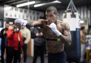 Conor Benn Shadowboxing