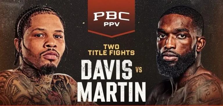 Plakat Davis vs. Martin