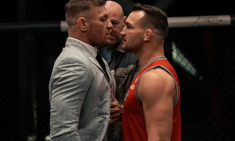 Faceoff Conor Mcgregor vs. Michael Chandler